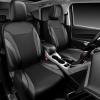 imageCAR PASS Jelly Leather Car Seat Covers Full SetWaterproof Automotive Seat Covers for Cars SUV Sedan TruckAirbag CompatibleSporty Universal Fit for Cute Women Girl Black and RedBlack