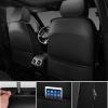 imageCAR PASS Nappa Leather Car Seat Covers Front Seats Luxury Seat Protector for Cars Waterproof AntiSlip Seat Cushion Armrest Compatible Airbag Universal for Sedan SUV Pickup Truck Auto Black RedBlack