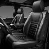 imageCAR PASS Nappa Leather Car Seat Covers Front Seats Luxury Seat Protector for Cars Waterproof AntiSlip Seat Cushion Armrest Compatible Airbag Universal for Sedan SUV Pickup Truck Auto Black RedBlack Gray