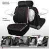 imageCAR PASS Waterproof Car Seat Covers Front SeatsNeoprene Seat Covers 3D Tyre EmbossedAllWeather Automotive Seat Cover NonSlip DurableUniversal Fit for SUVs Cars Trucks Airbag CompatibleBlack Red
