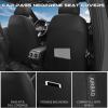 imageCAR PASS Waterproof Car Seat Covers Front SeatsNeoprene Seat Covers 3D Tyre EmbossedAllWeather Automotive Seat Cover NonSlip DurableUniversal Fit for SUVs Cars Trucks Airbag CompatibleBlack Red