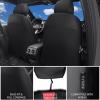 imageCAR PASS 3D Air Mesh Seat Covers for Car Leather Car Seat Cover Front SeatsBreathable Foam Premium Leather Mesh Front Seat Covers Universal Fit for Cars Sedans Trucks Vans SUVs Black RedBlack And Red Front Seat