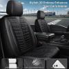 imageCAR PASS 3D Air Mesh Seat Covers for Car Leather Car Seat Cover Front SeatsBreathable Foam Premium Leather Mesh Front Seat Covers Universal Fit for Cars Sedans Trucks Vans SUVs Black RedAll Black Full Set