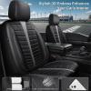 imageCAR PASS 3D Air Mesh Seat Covers for Car Leather Car Seat Cover Front SeatsBreathable Foam Premium Leather Mesh Front Seat Covers Universal Fit for Cars Sedans Trucks Vans SUVs Black RedBlack Gray Front Seat