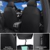 imageCAR PASS 3D Air Mesh Seat Covers for Car Leather Car Seat Cover Front SeatsBreathable Foam Premium Leather Mesh Front Seat Covers Universal Fit for Cars Sedans Trucks Vans SUVs Black RedBlack Mint Front Seat