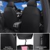 imageCAR PASS 3D Air Mesh Seat Covers for Car Leather Car Seat Cover Front SeatsBreathable Foam Premium Leather Mesh Front Seat Covers Universal Fit for Cars Sedans Trucks Vans SUVs Black RedBlack Pink Front Seat