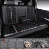 imageCAR PASS 3D Air Mesh Seat Covers for Car Leather Car Seat Cover Front SeatsBreathable Foam Premium Leather Mesh Front Seat Covers Universal Fit for Cars Sedans Trucks Vans SUVs Black RedBlack Gray Full Set