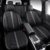 imageCAR PASS 3D Air Mesh Seat Covers for Car Leather Car Seat Cover Front SeatsBreathable Foam Premium Leather Mesh Front Seat Covers Universal Fit for Cars Sedans Trucks Vans SUVs Black RedBlack Gray Full Set
