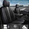 imageCAR PASS 3D Air Mesh Seat Covers for Car Leather Car Seat Cover Front SeatsBreathable Foam Premium Leather Mesh Front Seat Covers Universal Fit for Cars Sedans Trucks Vans SUVs Black RedBlack Gray Full Set