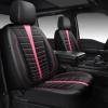 Black Pink Front Seat