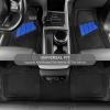 imageCAR PASS Heavy Duty Rubber Floor Mats Pink Car Mats Full Set with Trunk Cargo Liner  Universal Waterproof Floor Mats for Car SUV Truck Durable All Weather Liner Mats Automotive Women All PinkBlue