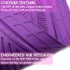 imageCAR PASS Heavy Duty Rubber Floor Mats Pink Car Mats Full Set with Trunk Cargo Liner  Universal Waterproof Floor Mats for Car SUV Truck Durable All Weather Liner Mats Automotive Women All PinkPurple Cargo Liner