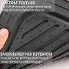 imageCAR PASS Heavy Duty Rubber Floor Mats Pink Car Mats Full Set with Trunk Cargo Liner  Universal Waterproof Floor Mats for Car SUV Truck Durable All Weather Liner Mats Automotive Women All PinkBlack and Red