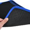 imageCAR PASS Pink Edge Faux Leather Car Floor Mats Universal Car Carpet Mats with Double Stitch Line AntiSlip Backing Design for Cute Girly Women Fit 95 AutomotiveSUVsSedanVans Black and PinkBlack Blue