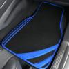 imageCAR PASS Pink Edge Faux Leather Car Floor Mats Universal Car Carpet Mats with Double Stitch Line AntiSlip Backing Design for Cute Girly Women Fit 95 AutomotiveSUVsSedanVans Black and PinkBlack Blue