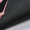 imageCAR PASS Pink Edge Faux Leather Car Floor Mats Universal Car Carpet Mats with Double Stitch Line AntiSlip Backing Design for Cute Girly Women Fit 95 AutomotiveSUVsSedanVans Black and PinkBlack and Pink