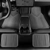 imageCAR PASS Universal Fit Car Floor Mats ampamp Cargo Liner Full Set Trim to Fit Car SUV Sedan Coupe SM Size Vehicle All Weather Waterproof AntiSlip Automotive Car Mats 5 Pieces Rubber Material All BlackGray