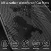 imageCAR PASS Universal Fit Car Floor Mats ampamp Cargo Liner Full Set Trim to Fit Car SUV Sedan Coupe SM Size Vehicle All Weather Waterproof AntiSlip Automotive Car Mats 5 Pieces Rubber Material All BlackBlack