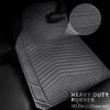 imageCAR PASS Rubber Car Mats Waterproof Car Floor Mats All WeatherCar Mat Full Set 3 Piece Automotive Floor Mat Trim to Fit for Cars Sedans SUVs Trucks Heavy Duty AntiSlip Easy Clean All BlackAll Gray