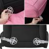 imageCAR PASS Luxury PU Leather Two Front Car Seat Covers Waterproof Seat Covers Compatible with Front Seat Armrests Airbag Compatible Anti Slip Universal Fit for Cars Suvs Vans Trucks Black BluePink