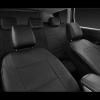imageCAR Pass Skyline Two Front Pu Leather Car Seat Covers Airbag Compatible Universal fit for CarsSuvsVehiclesFront SeatBlack and BlackBlack Balck