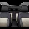 imageCAR Pass Skyline Two Front Pu Leather Car Seat Covers Airbag Compatible Universal fit for CarsSuvsVehiclesFront SeatBlack and BlackBlackBeige