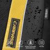 imageCAR PASS Sporty High Back 3D Oxford Waterproof Car Seat Cover Two Front Universal Carbon Fiber Leather Bucket Seat Cover All Weather Airbag Compatible Fit Sports Car SUV Sedan Truck Black GrayBlack and Yellow