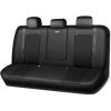 imageCAR PASS Sporty High Back 3D Oxford Waterproof Car Seat Cover Two Front Universal Carbon Fiber Leather Bucket Seat Cover All Weather Airbag Compatible Fit Sports Car SUV Sedan Truck Black GraySolid Black Rear