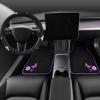 image:imageCAR PASS Embroidery Butterfly Steering Wheel Cover and Waterproof Car Floor MatsPink Car Mats 14515inch Steering Wheel Covers Universal Fit for Cars SuvsSedansVanfor Women GirlBlack and PinkBlack and Purple Butterfly