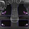 image:imageCAR PASS Embroidery Butterfly Steering Wheel Cover and Waterproof Car Floor MatsPink Car Mats 14515inch Steering Wheel Covers Universal Fit for Cars SuvsSedansVanfor Women GirlBlack and PinkBlack and Purple Butterfly