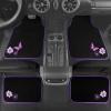 image:imageCAR PASS Embroidery Butterfly Steering Wheel Cover and Waterproof Car Floor MatsPink Car Mats 14515inch Steering Wheel Covers Universal Fit for Cars SuvsSedansVanfor Women GirlBlack and PinkPurple Butterfly and Flower