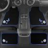 image:imageCAR PASS Embroidery Butterfly Steering Wheel Cover and Waterproof Car Floor MatsPink Car Mats 14515inch Steering Wheel Covers Universal Fit for Cars SuvsSedansVanfor Women GirlBlack and PinkBlue Butterfly and Flower