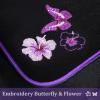 image:imageCAR PASS Embroidery Butterfly Steering Wheel Cover and Waterproof Car Floor MatsPink Car Mats 14515inch Steering Wheel Covers Universal Fit for Cars SuvsSedansVanfor Women GirlBlack and PinkPurple Butterfly and Flower