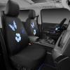 image:imageCAR PASS Embroidery Butterfly Steering Wheel Cover and Waterproof Car Floor MatsPink Car Mats 14515inch Steering Wheel Covers Universal Fit for Cars SuvsSedansVanfor Women GirlBlack and PinkBlack and Blue