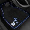 image:imageCAR PASS Embroidery Butterfly Steering Wheel Cover and Waterproof Car Floor MatsPink Car Mats 14515inch Steering Wheel Covers Universal Fit for Cars SuvsSedansVanfor Women GirlBlack and PinkBlue Butterfly and Flower