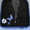 image:imageCAR PASS Embroidery Butterfly Steering Wheel Cover and Waterproof Car Floor MatsPink Car Mats 14515inch Steering Wheel Covers Universal Fit for Cars SuvsSedansVanfor Women GirlBlack and PinkBlue Butterfly and Flower