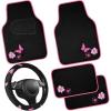 Black and Pink Butterfly