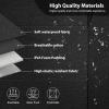 image:imageCAR PASS Waterproof Car Seat Covers Front Seats Only with 5mm Composite EVA Neoprene Car Seat Cover with Separate Headrest Cover Quick Setup Universal Fit for Car SUV TrucksAirbag CompatibleGrayBlack And Black