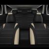image:imageCAR PASS Waterproof Car Seat Covers Front Seats Only with 5mm Composite EVA Neoprene Car Seat Cover with Separate Headrest Cover Quick Setup Universal Fit for Car SUV TrucksAirbag CompatibleGrayBeige Full Sets