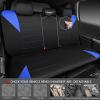 image:imageCAR PASS Waterproof Car Seat Covers Front Seats Only with 5mm Composite EVA Neoprene Car Seat Cover with Separate Headrest Cover Quick Setup Universal Fit for Car SUV TrucksAirbag CompatibleGrayBlue full sets