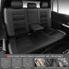 image:imageCAR PASS Memory Foam Car Seat CoversAir Cool Mesh Thick Seat Covers Front SeatsGray Metal Film Leather Seat Cover for CarUniversal Automotive Comfort for Most CarTruckAirbag CompatibleBlackGreyBlackGrey
