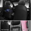 image:imageCAR PASS Memory Foam Car Seat CoversAir Cool Mesh Thick Seat Covers Front SeatsGray Metal Film Leather Seat Cover for CarUniversal Automotive Comfort for Most CarTruckAirbag CompatibleBlackGreyblackpink