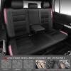 image:imageCAR PASS Memory Foam Car Seat CoversAir Cool Mesh Thick Seat Covers Front SeatsGray Metal Film Leather Seat Cover for CarUniversal Automotive Comfort for Most CarTruckAirbag CompatibleBlackGreyblackpink