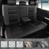 image:imageCAR PASS Memory Foam Car Seat CoversAir Cool Mesh Thick Seat Covers Front SeatsGray Metal Film Leather Seat Cover for CarUniversal Automotive Comfort for Most CarTruckAirbag CompatibleBlackGreygreyblack