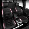image:imageCAR PASS Memory Foam Car Seat CoversAir Cool Mesh Thick Seat Covers Front SeatsGray Metal Film Leather Seat Cover for CarUniversal Automotive Comfort for Most CarTruckAirbag CompatibleBlackGreyblackpink