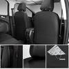 image:imageCAR PASS 3D Foam Leather Car Seat Covers Two Front Seats only Air Cool Mesh Thick Seat Covers All Weather Car Seat Cover Comfort amp Protection for TruckSUVSedanVan Airbag Compatible BlackBlack Full Sets