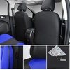 image:imageCAR PASS 3D Foam Leather Car Seat Covers Two Front Seats only Air Cool Mesh Thick Seat Covers All Weather Car Seat Cover Comfort amp Protection for TruckSUVSedanVan Airbag Compatible BlackBlack and Blue