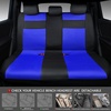 image:imageCAR PASS 3D Foam Leather Car Seat Covers Two Front Seats only Air Cool Mesh Thick Seat Covers All Weather Car Seat Cover Comfort amp Protection for TruckSUVSedanVan Airbag Compatible BlackBlack and Blue