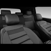 image:imageCAR PASS 3D Foam Leather Car Seat Covers Two Front Seats only Air Cool Mesh Thick Seat Covers All Weather Car Seat Cover Comfort amp Protection for TruckSUVSedanVan Airbag Compatible BlackBlack Charcoal