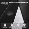 image:imageCAR PASS Airy Cool Momery Foam Seat Covers Leather Mesh Thick Car Seat Covers Front Seats 2 Universal FIT for CarsSUVTrucks ComfortDurableBreath Airbag Compatible All BlackBling Silver Glitter